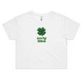"Lucky Bitch" Cropped Tee