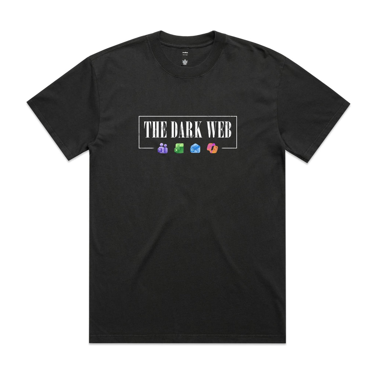 "The Dark Web" Heavy Faded Tee