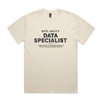 "Off-Duty Data Specialist" Heavy Faded Tee
