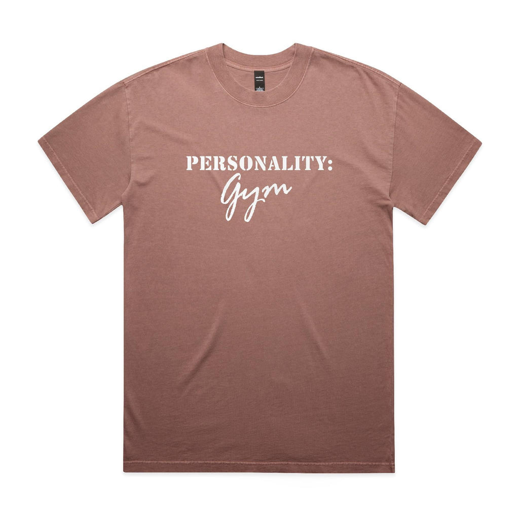 "Personality: Gym" Heavy Faded Tee