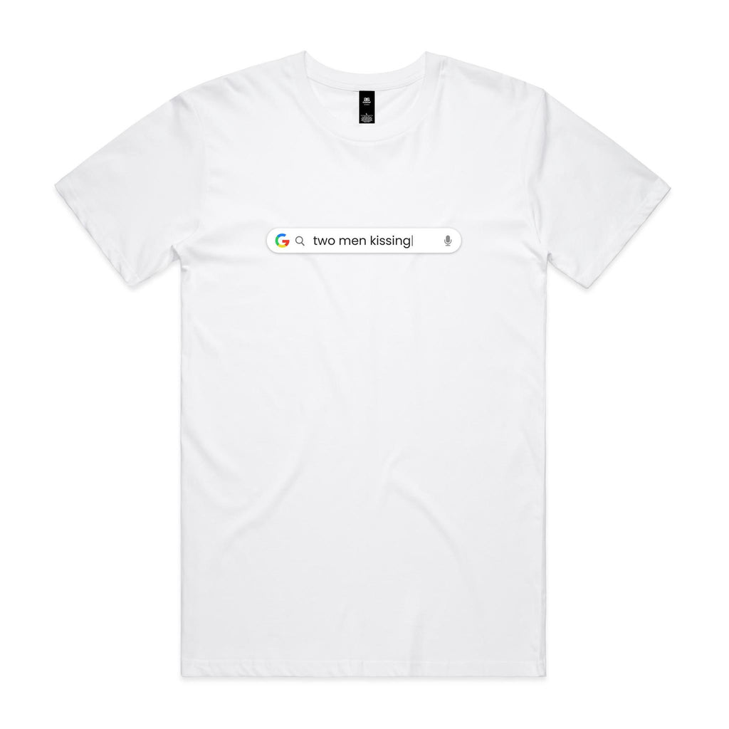 "Searching For Two Men Kissing" T-Shirt