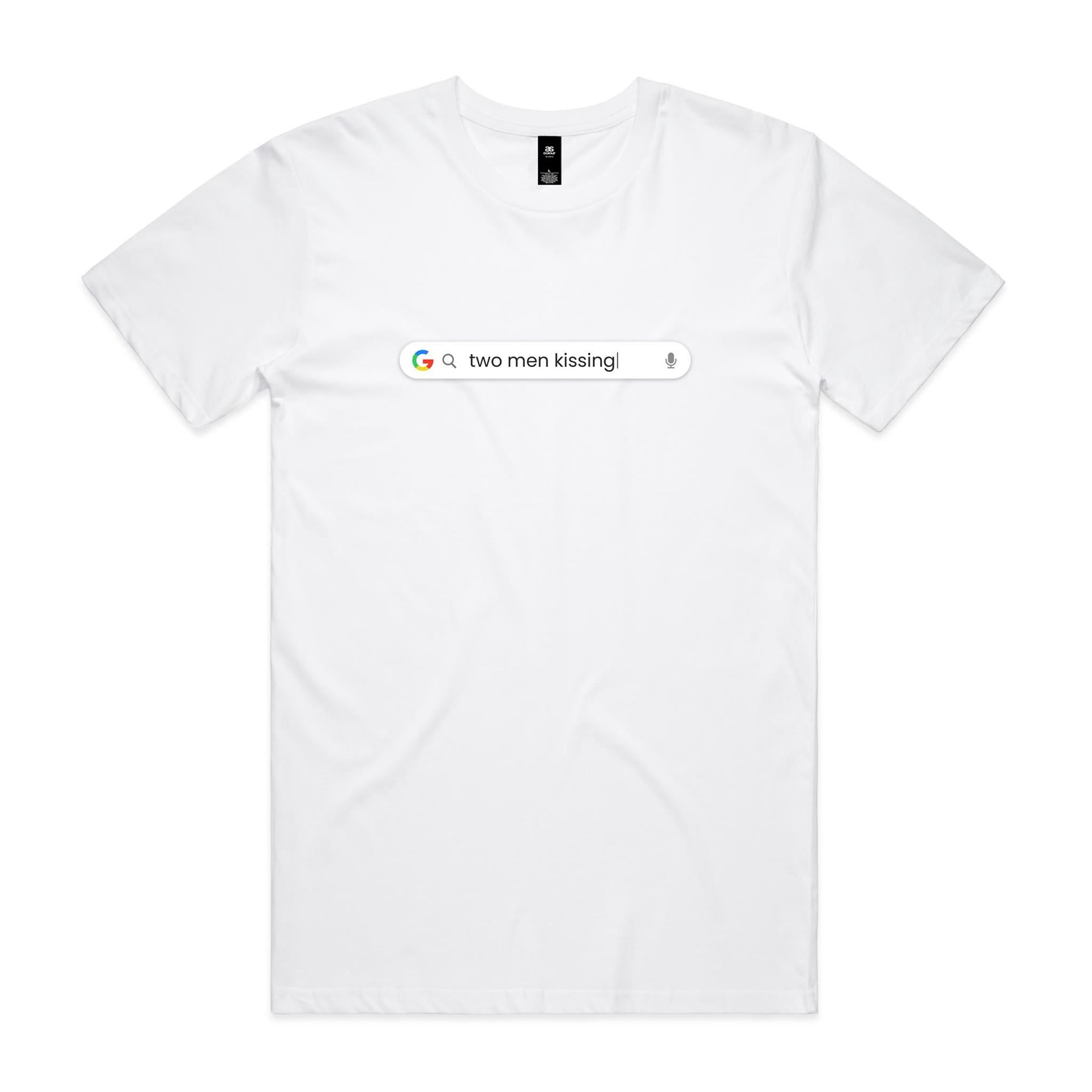 "Searching For Two Men Kissing" T-Shirt