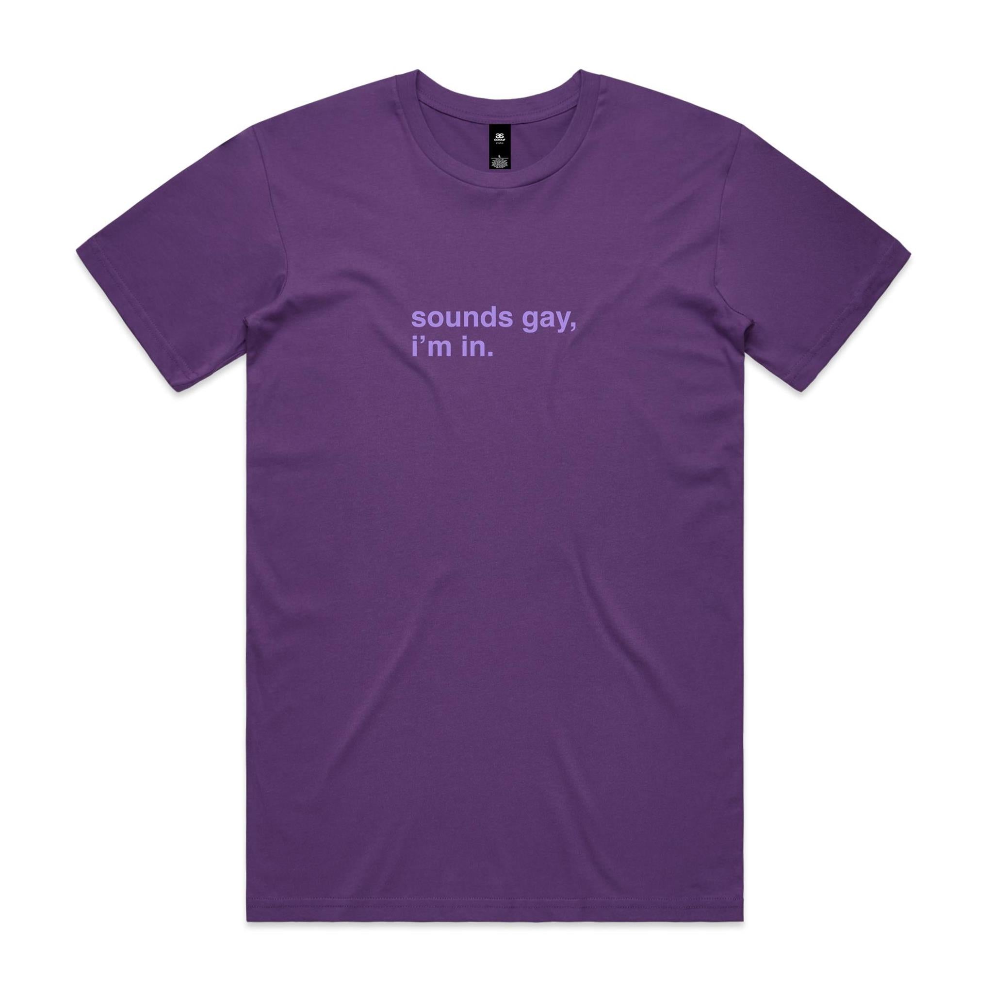"Sounds Gay, I'm In" T-Shirt