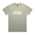 "Off-Duty Graphic Designer" Heavy Faded Tee