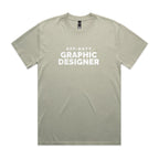 "Off-Duty Graphic Designer" Heavy Faded Tee