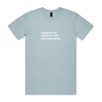 "Running On Caffeine and Microplastics" T-Shirt