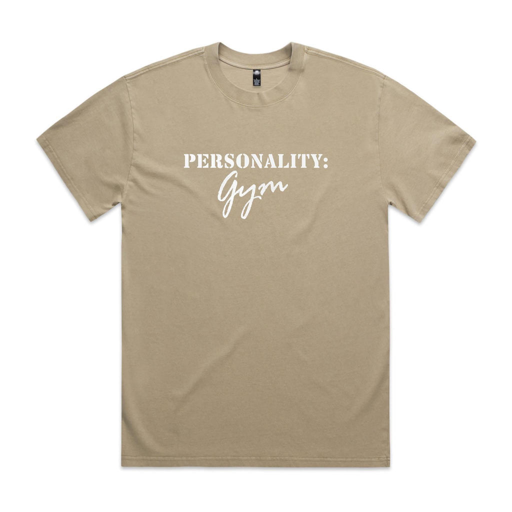 "Personality: Gym" Heavy Faded Tee