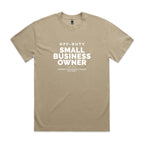 "Off Duty Small Business Owner" Heavy Faded Tee