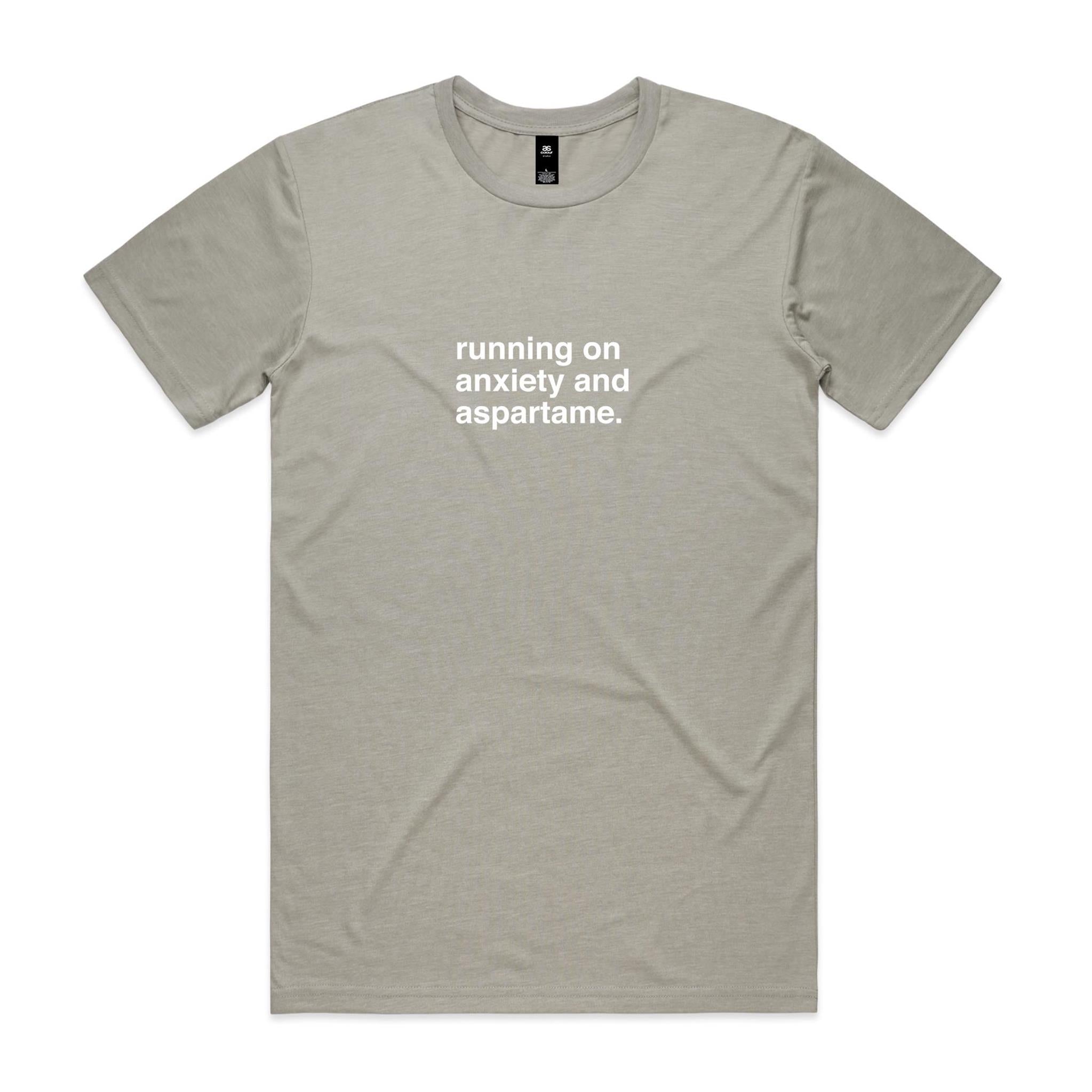 "Running on Anxiety and Aspartame" T-Shirt