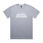 "Off-Duty Graphic Designer" Heavy Faded Tee