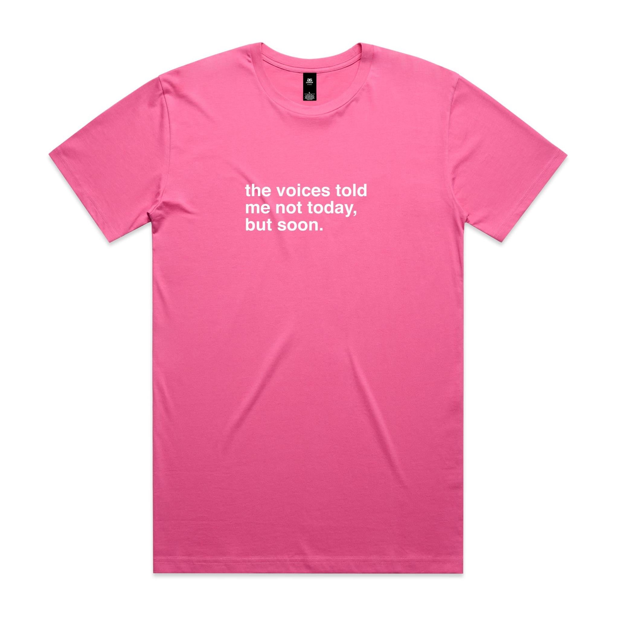 "The Voices Told Me Not Today, But Soon" T-Shirt