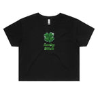 "Lucky Bitch" Cropped Tee