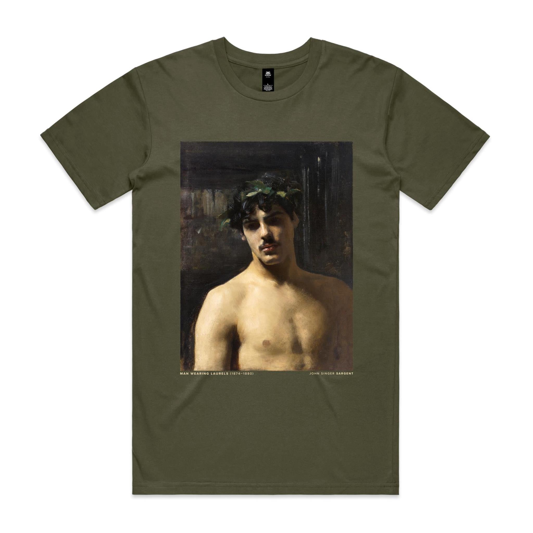 "Man Wearing Laurels" T-Shirt