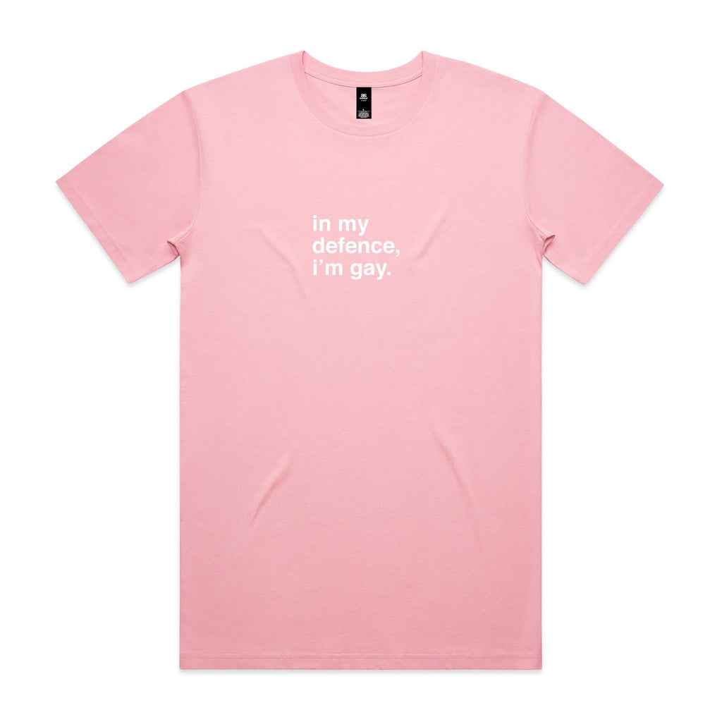 "In My Defence, I'm Gay" T-Shirt