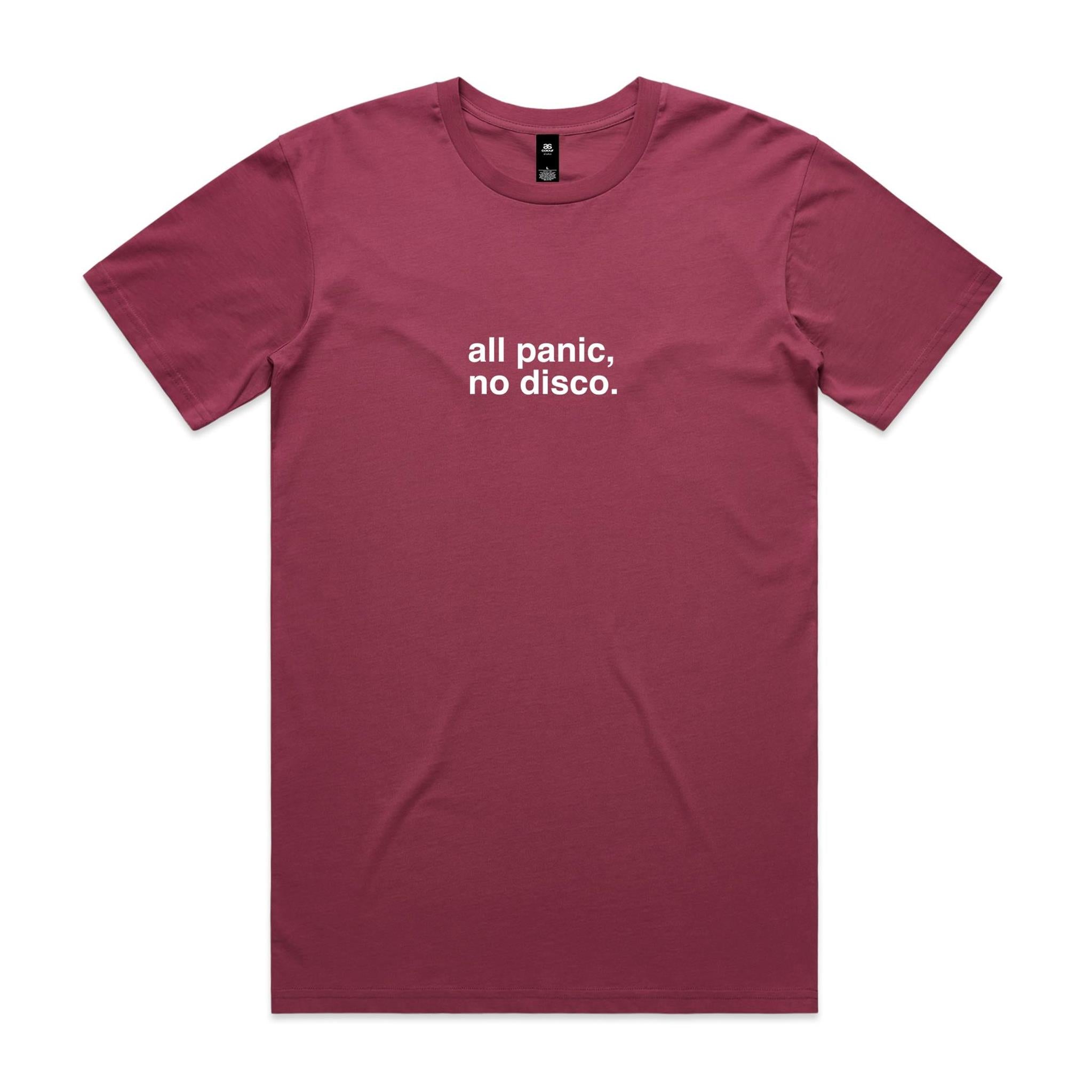 "All Panic, No Disco" T-Shirt
