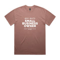 "Off Duty Small Business Owner" Heavy Faded Tee