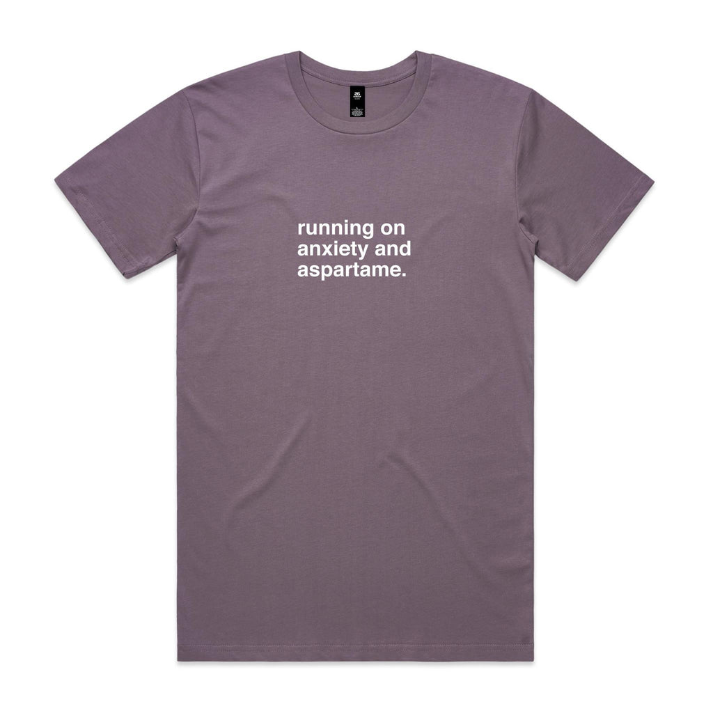 "Running on Anxiety and Aspartame" T-Shirt