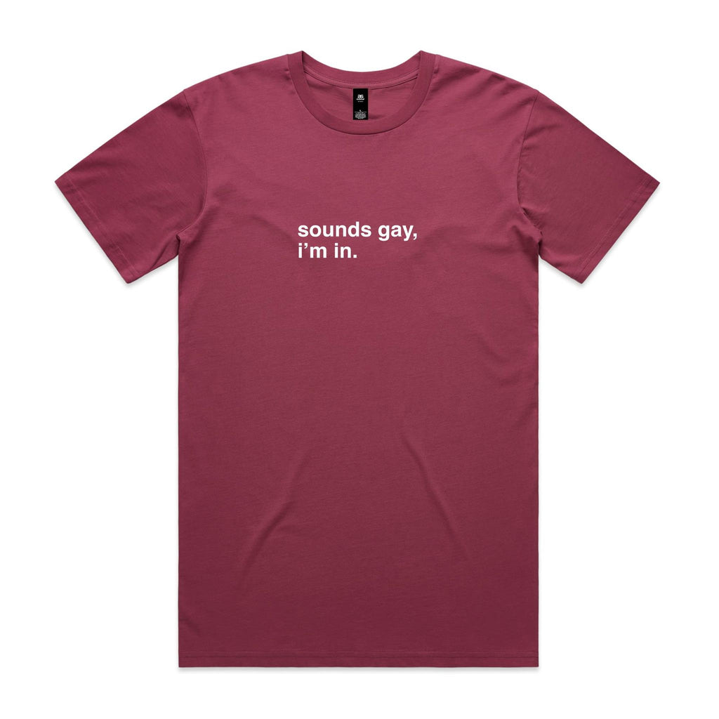 "Sounds Gay, I'm In" T-Shirt