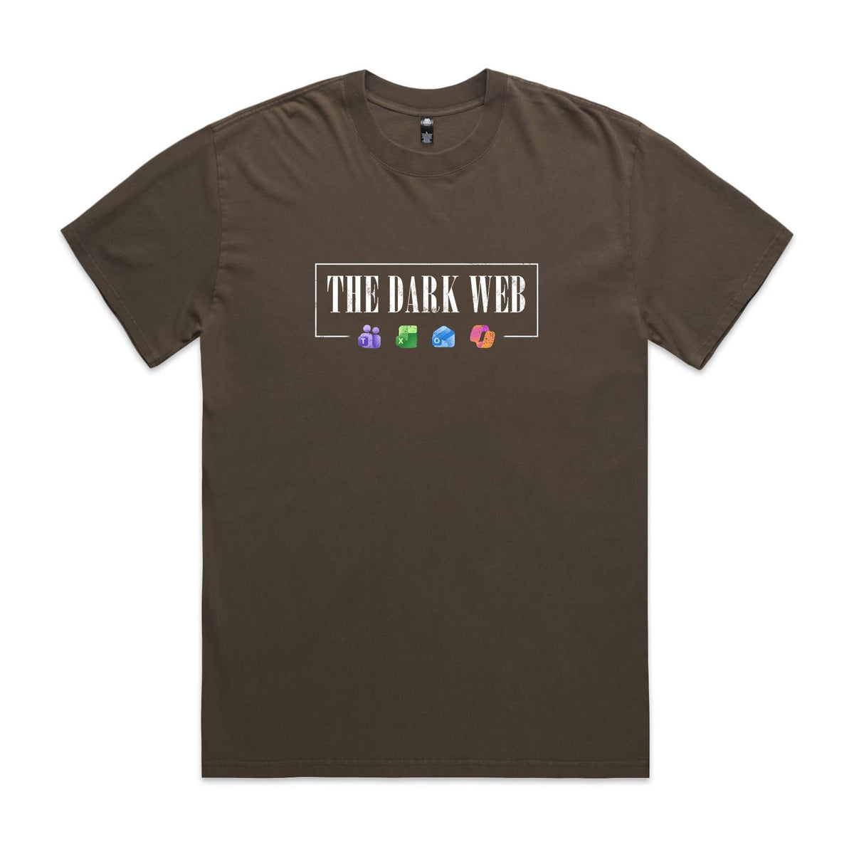 "The Dark Web" Heavy Faded Tee