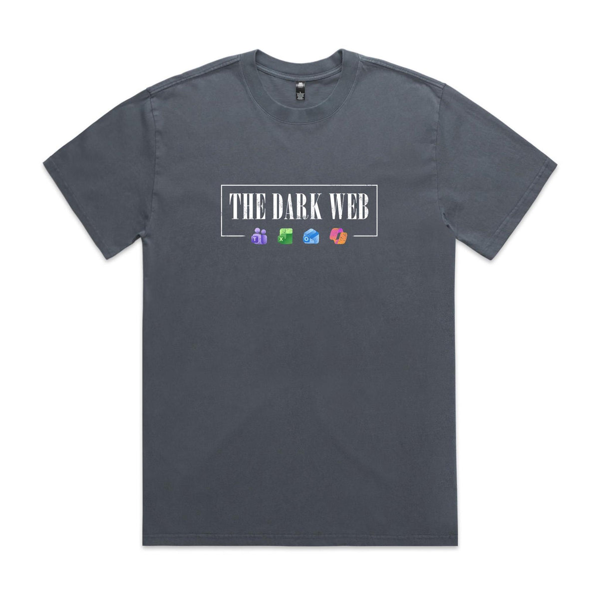 "The Dark Web" Heavy Faded Tee
