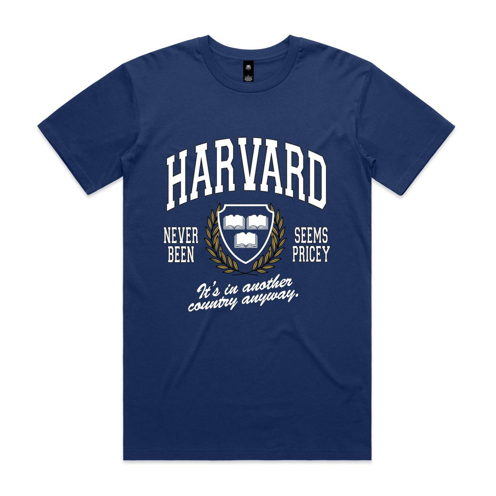 "Never Been: Harvard" T-Shirt