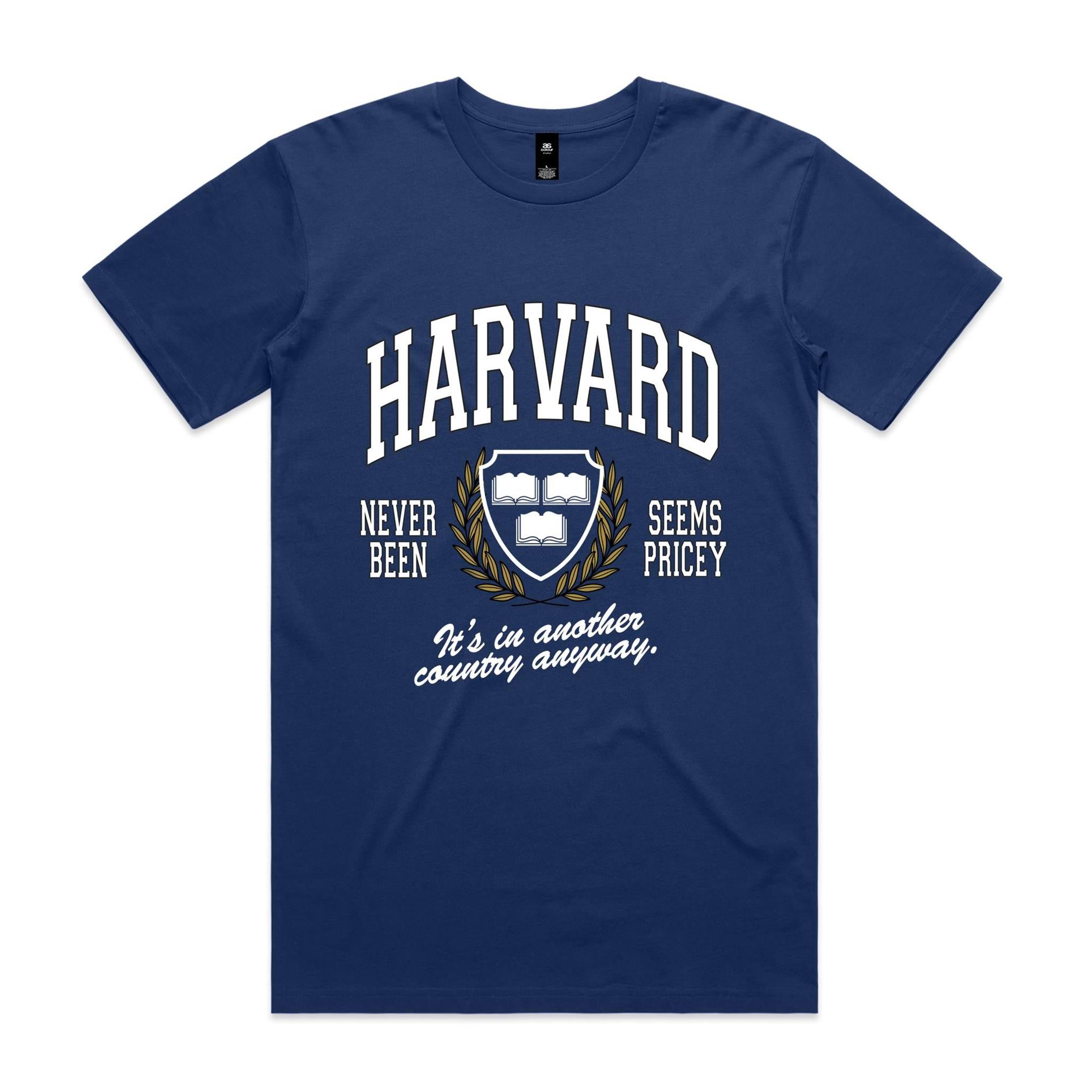 "Never Been: Harvard" T-Shirt