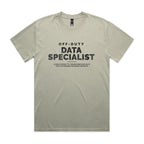"Off-Duty Data Specialist" Heavy Faded Tee